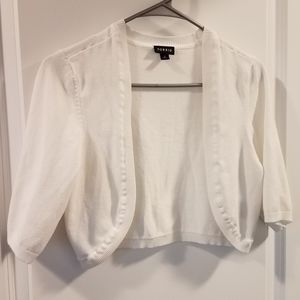 Torrid White Shrug - size 2